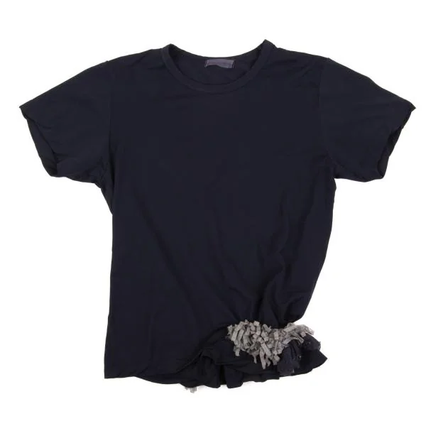COMME des GARCONS Dyed Fringe Switching Stretch T-shirt K-154149_002