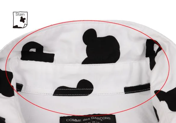 COMME des GARCONS HOMME PLUS Bearbrick Printed Long Sleeve Shirt K-154157_003