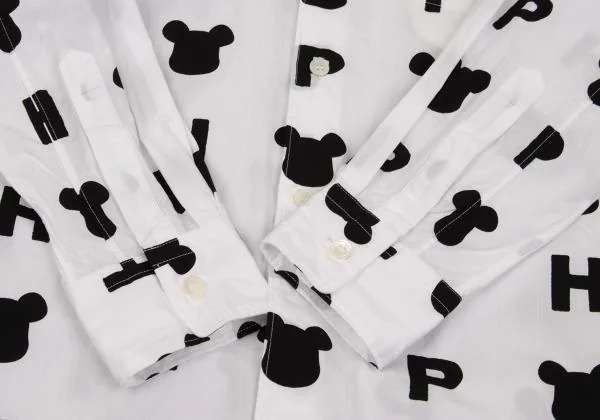 COMME des GARCONS HOMME PLUS Bearbrick Printed Long Sleeve Shirt K-154157_007