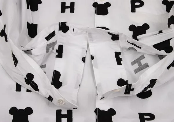 COMME des GARCONS HOMME PLUS Bearbrick Printed Long Sleeve Shirt K-154157_008