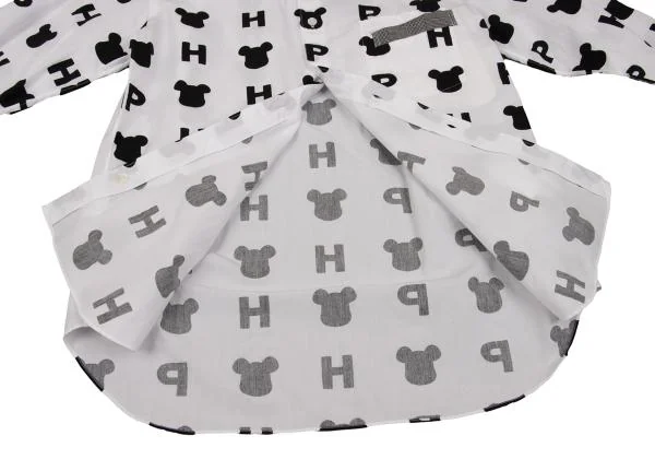COMME des GARCONS HOMME PLUS Bearbrick Printed Long Sleeve Shirt K-154157_011