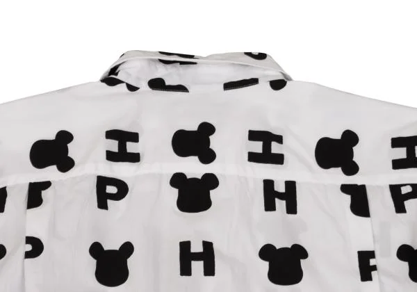 COMME des GARCONS HOMME PLUS Bearbrick Printed Long Sleeve Shirt K-154157_013