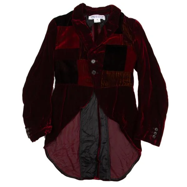 COMME des GARCONS Velour Switching Morning Jacket K-154158_002
