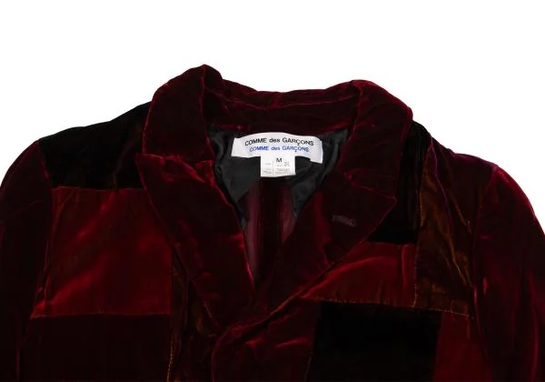 COMME des GARCONS Velour Switching Morning Jacket K-154158_003