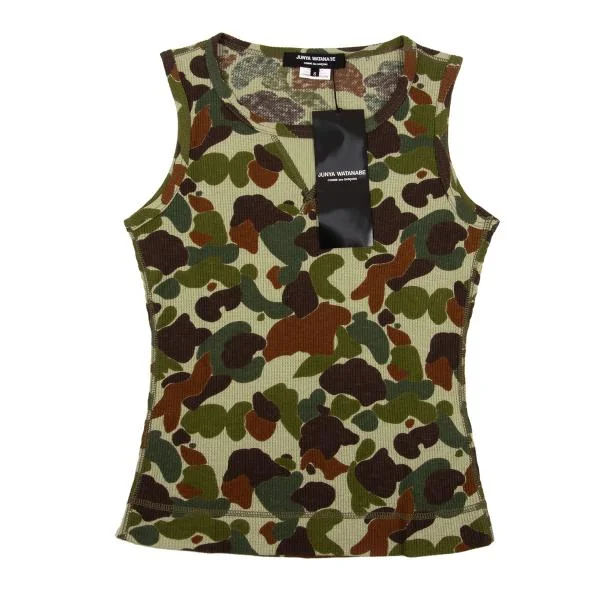 JUNYA WATANABE COMME des GARCONS Camo Printed Waffle Tank Top K-154160_002