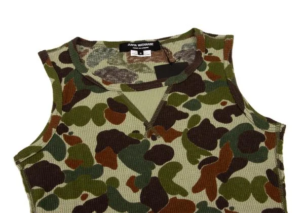 JUNYA WATANABE COMME des GARCONS Camo Printed Waffle Tank Top K-154160_003
