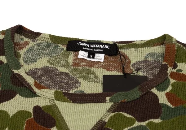 JUNYA WATANABE COMME des GARCONS Camo Printed Waffle Tank Top K-154160_004