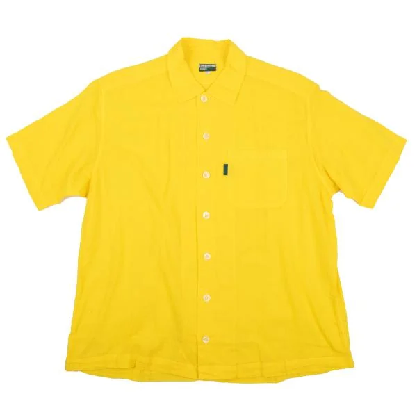ポールスミス ジーンズ Paul Smith JEANS コットン半袖シャツ 黄L K-154163_001