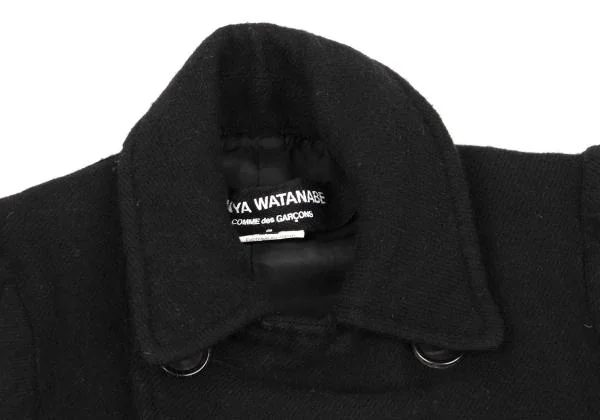 JUNYA WATANABE COMME des GARCONS Fulling Wool Poncho Coat K-154169_004