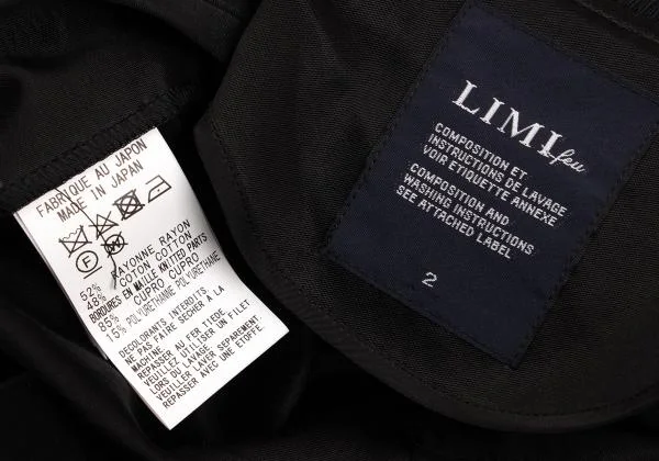 LIMI feu Belt Design Double Zip Blouson Black 2 | PLAYFUL