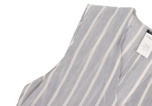 GIORGIO ARMANI Silk Linen Striped Vest K-154208_005