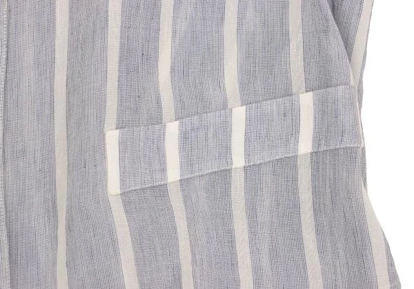 GIORGIO ARMANI Silk Linen Striped Vest K-154208_008