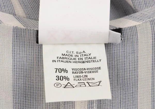 GIORGIO ARMANI Silk Linen Striped Vest K-154208_014