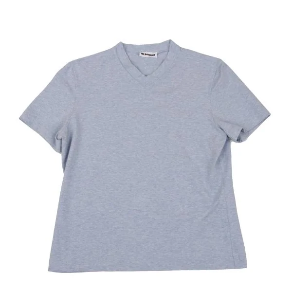 JIL SANDER Cotton Stretch V Neck T Shirt K-154215_002
