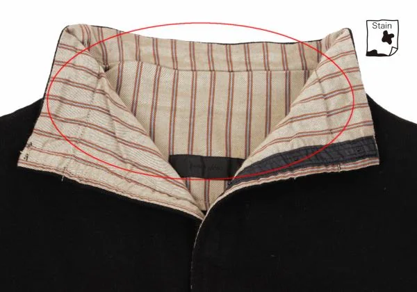 pour deux Cotton Stripe Switching Design Snap Jacket K-154229_004