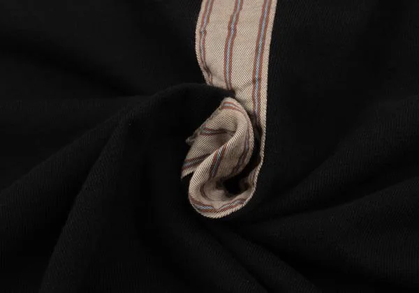 pour deux Cotton Stripe Switching Design Snap Jacket K-154229_015