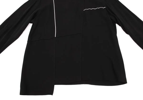 pour deux Rayon Switching Design T Shirt  K-154230_010