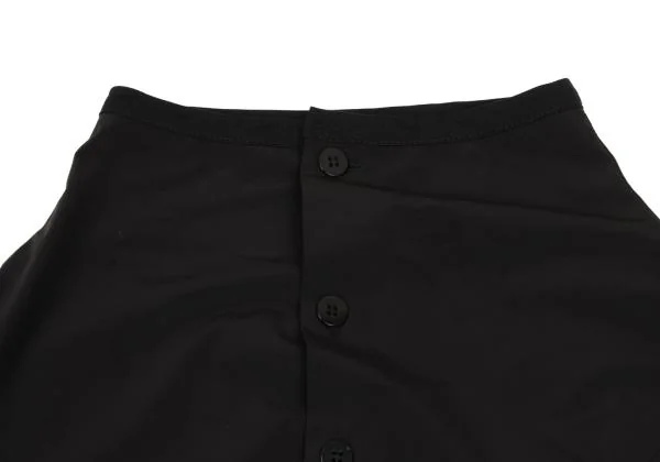 pour deux Poly Sleeve Switching Stretch Blouse K-154231_006