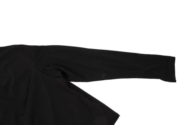 pour deux Poly Sleeve Switching Stretch Blouse K-154231_008