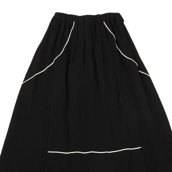 pour deux Rayon Switching Front Slit Skirt K-154234_003