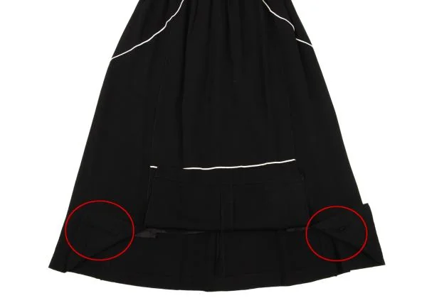 pour deux Rayon Switching Front Slit Skirt K-154234_008