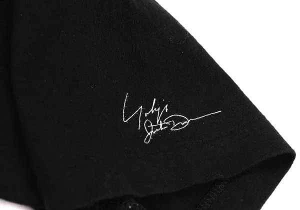 Yohji Yamamoto FEMME Rip Flocky Printed T Shirt K-154239_005