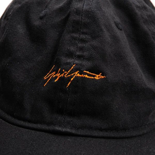 ヨウジヤマモト×ニューエラYohji Yamamoto×NEW ERA ロゴ刺繍ベースボールキャップ 黒 K-154240_005