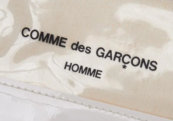 コムデギャルソン オムCOMME des GARCONS HOMME カラビナ付きドットサークルカードケース 白青 K-154258_007