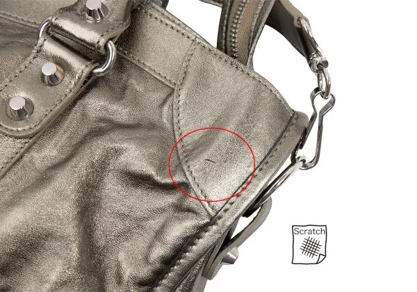 BALENCIAGA CITY Metallic 2way Bag K-154266_008
