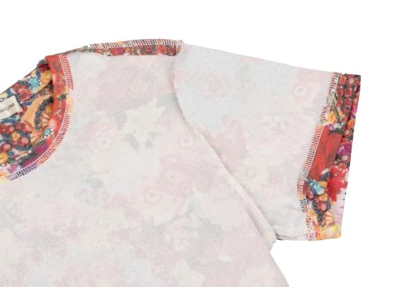 COMME des GARCONS Floral Jewelry Printed Inside out T Shirt K-154269_004