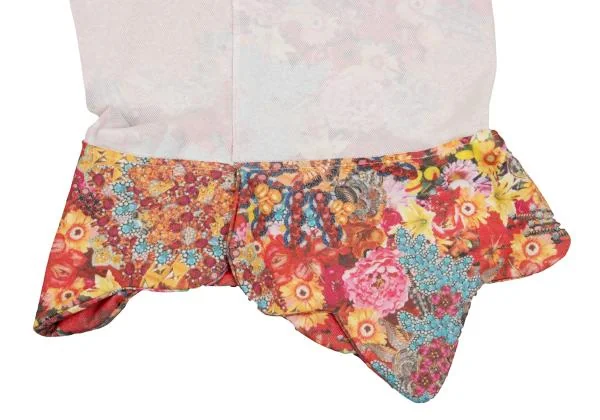 COMME des GARCONS Floral Jewelry Printed Inside out T Shirt K-154269_005