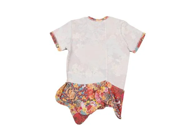 COMME des GARCONS Floral Jewelry Printed Inside out T Shirt K-154269_008