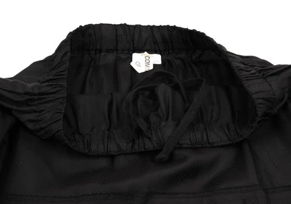 COMME des GARCONS Block Check Weave Hem Round Skirt K-154290_004