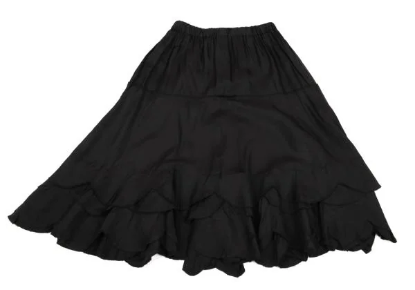 COMME des GARCONS Block Check Weave Hem Round Skirt K-154290_010
