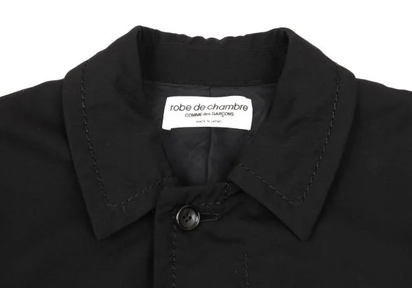 robe de chambre COMME des GARCONS Washed Wool Gaba Stitch Design Coat K-154337_004