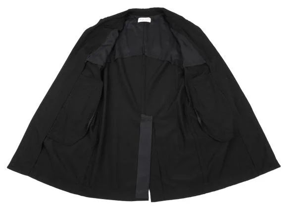 robe de chambre COMME des GARCONS Washed Wool Gaba Stitch Design Coat K-154337_012