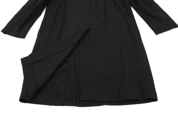 robe de chambre COMME des GARCONS Washed Wool Gaba Stitch Design Coat K-154337_014