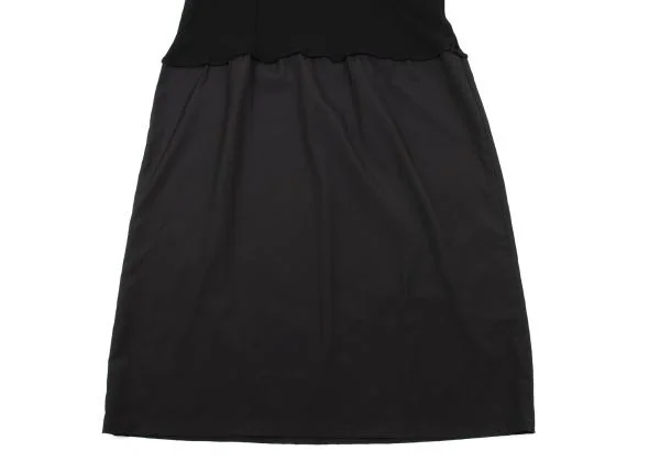 Yohji Yamamoto FEMME Wool Switching Knit Dress K-154354_007