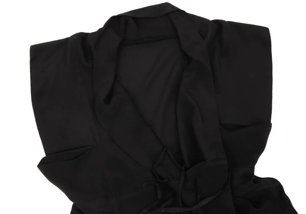 Yohji Yamamoto FEMME Silk Open Neck Dress K-154356_007