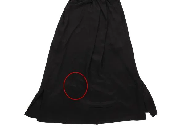 Yohji Yamamoto FEMME Silk Open Neck Dress K-154356_008