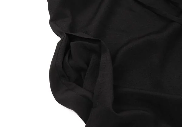 Yohji Yamamoto FEMME Silk Open Neck Dress K-154356_010