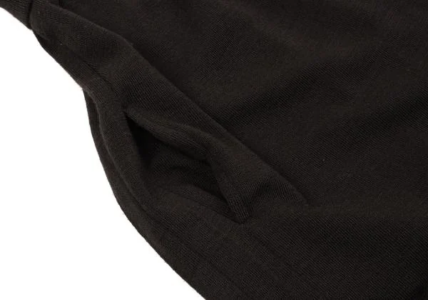 Yohji Yamamoto FEMME Pleats Switching Wool Knit Skirt K-154359_005