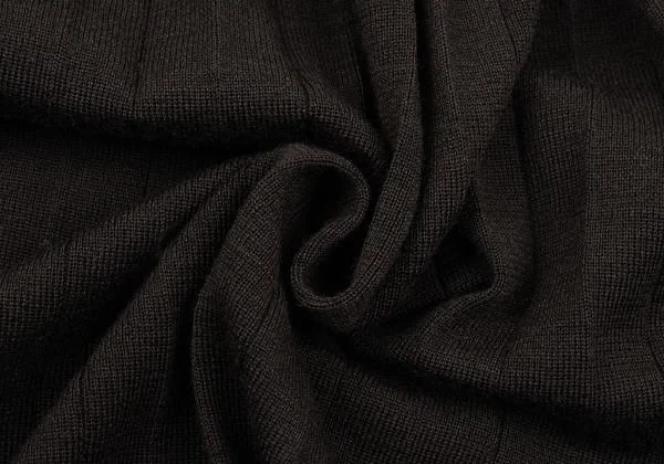 Yohji Yamamoto FEMME Pleats Switching Wool Knit Skirt K-154359_014
