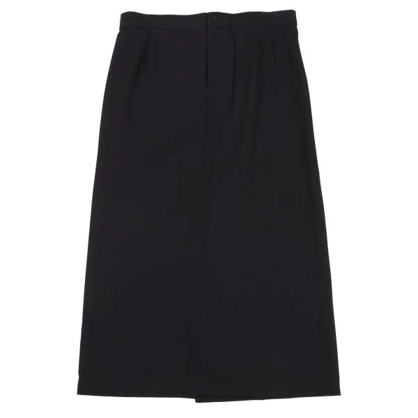 Yohji Yamamoto FEMME Wool Gaba Long Skirt K-154360_002