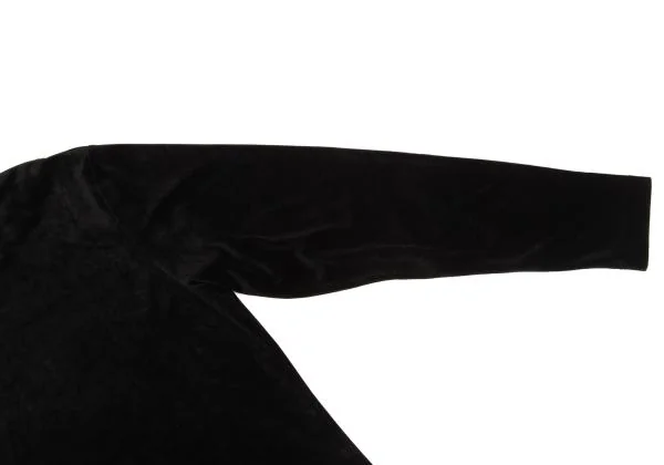 Yohji Yamamoto POUR LA NUIT Velour Boat Neck Tunic K-154365_004