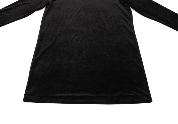 Yohji Yamamoto POUR LA NUIT Velour Boat Neck Tunic K-154365_006