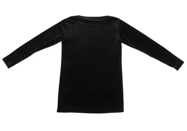 Yohji Yamamoto POUR LA NUIT Velour Boat Neck Tunic K-154365_008