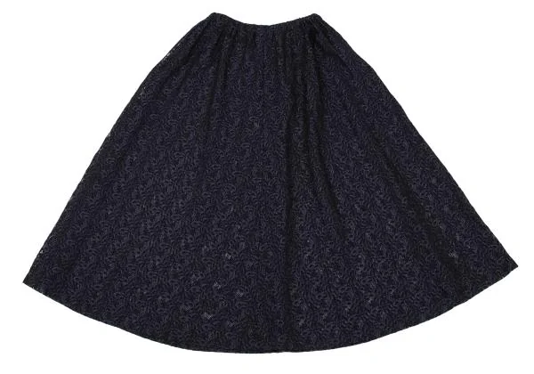 Y's Nylon Lace Design Flare Skirt K-154368_002