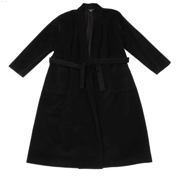Y's for living Angora Blend Wool Gown Coat K-154369_002