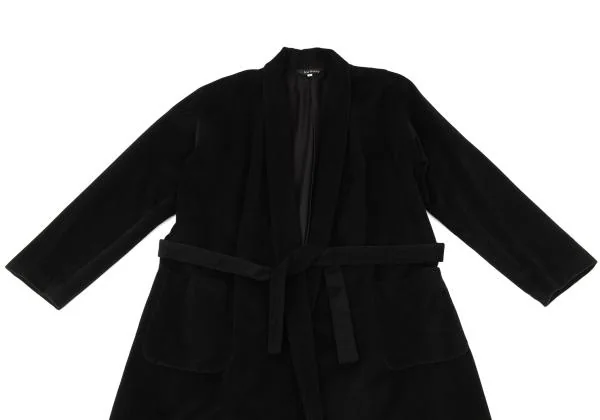 Y's for living Angora Blend Wool Gown Coat K-154369_003